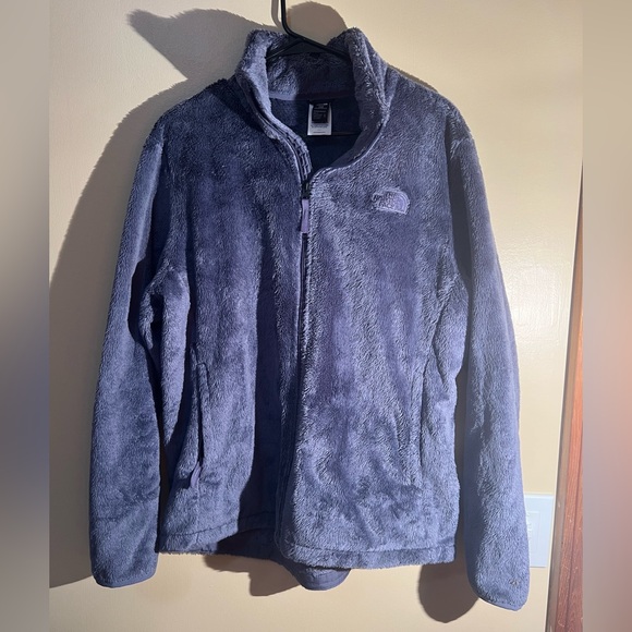 The North Face Jackets & Blazers - Women’s The North Face Purplish Blue Fleece Zip Up Jacket Size XL